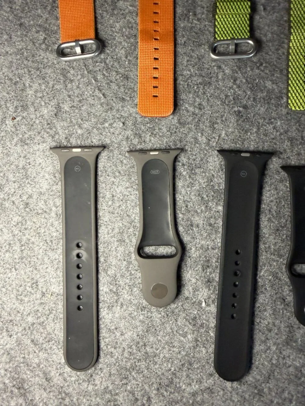 Apple Watch Band Lot of 7 Pairs Mixed Styles and Colors